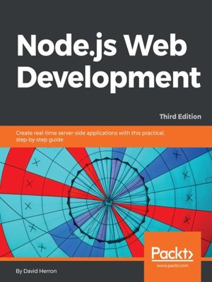 cover image of Node.js Web Development